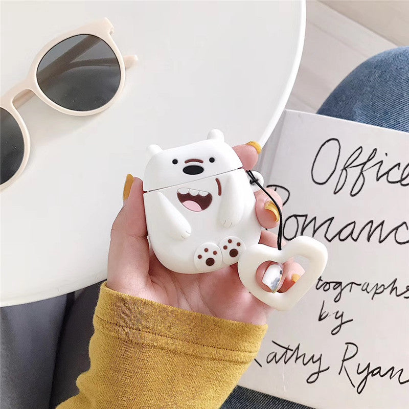 Silicone AirPods Case with Panda Design for AirPods 2