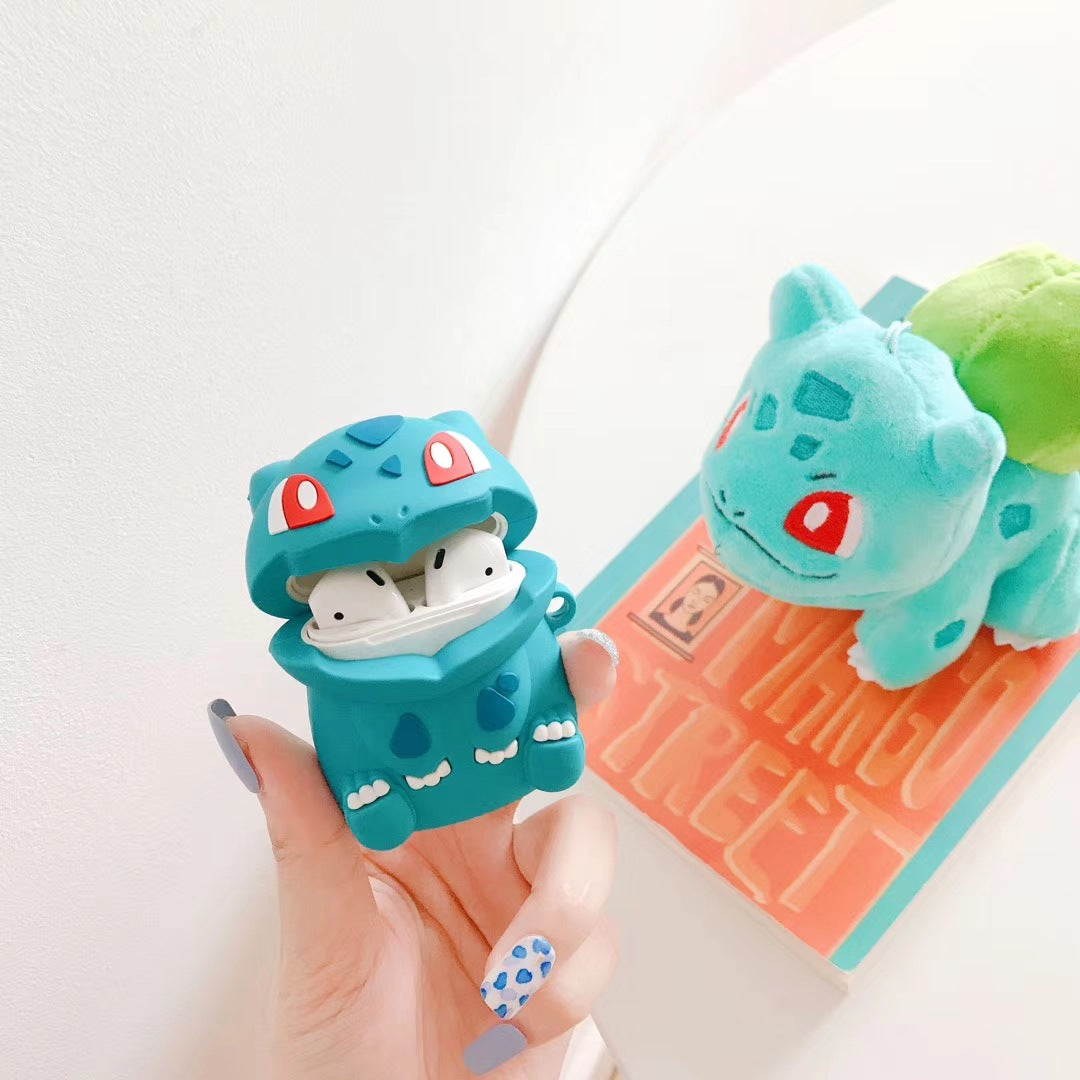 Cute Pokémon Bulbasaur & Squirtle AirPods Case