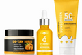 Face Care Combo Scrub Serum Sunscreen