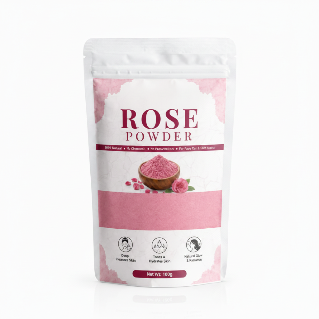 Rose Powder for Glowing & Hydrated Skin