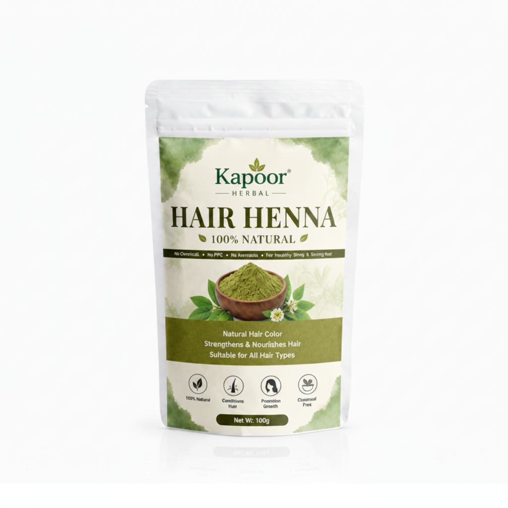 Kapoor Herbal Natural Hair Henna Powder